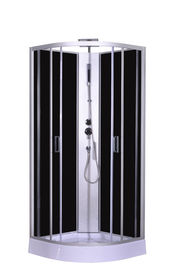 Thời trang Trắng ABS / Acrylic Khay Góc Vòi Hoa Sen Stalls, Vòng Tròn Quadrant Tắm Cabin với điều chỉnh vòi hoa sen bar